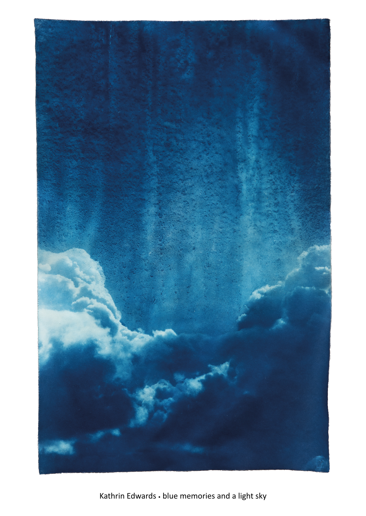 Kathrin Edwards: blue memories and a light sky, Julia Ritterskamp