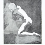 o.T., Strichätzung, Kaltnadel, Aquatinta, auf Zink gedruckt auf Büttenpapier, 22x28,3cm, 2016