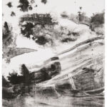 aus der Serie "lux" I/IV, Lithographie auf Büttenpapier, Unikat, 17x22,7 cm, 2018