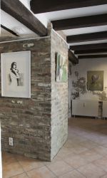 Ausstellungsansicht "Fachwerk im Fachwerk", Ausgewählte Positionen der Klasse Anzinger der Kunstakademie Düsseldorf, Kunsthaus Metmann, Metmann, 2017