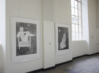 Ausstellungsansicht beim Rundgang, Kunstakademie Düsselorf, Düsseldorf, 2017