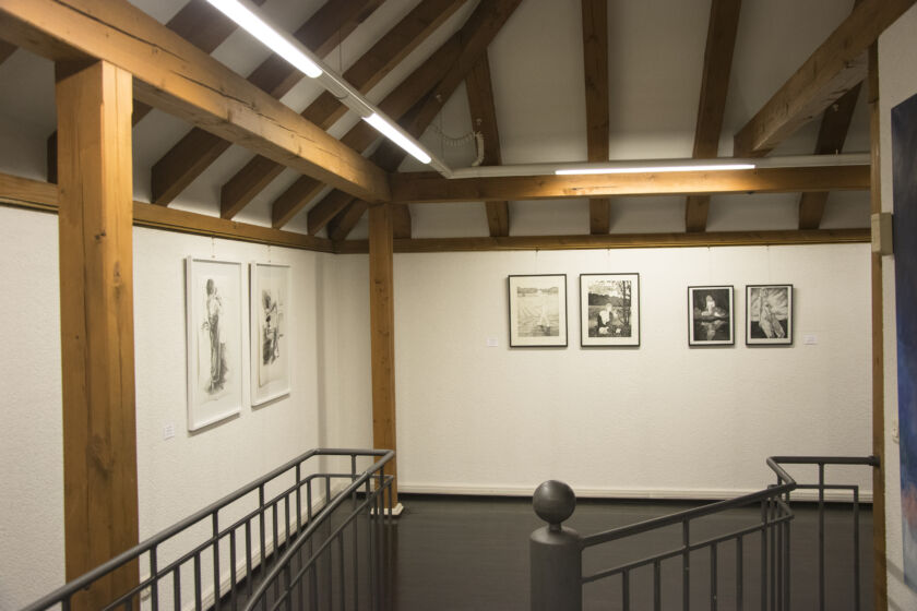 Ausstellungsansicht "Das Bild der Frau - Das ewig Weibliche",Galerie Altes Rathaus, Kunstverein Wörth, Wörth am Rhein, 2018