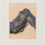 waves XXIII, farbige Radierung, Chine Collé auf Büttenpapier, 4 Versionen je Auflage 2, II (1/2), 25 x 35 cm, 2020