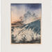 waves XXXIV, farbige Radierung, Chine Collé auf Büttenpapier, 3 Versionen je Auflage 2, III (2/2), 25 x 35 cm, 2021
