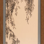 aus der Serie "secret garden" (2022) VII, Tusche auf Papier, 14,8 x 21 cm, 2022