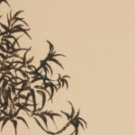 aus der Serie "secret garden" (o.s.) VI, Tusche auf Papier, 14,8 x 21 cm, 2021