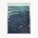 waves (22_II) II, Radierung und Chine Collé auf Büttenpapier, 3 Versionen je Auflage 2, I (1/2), 25 x 35 cm, 2022