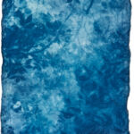 aus der Serie "There Is A Story" (24), Cyanotypie auf Kozo Washi, ca. 5 x 7 cm, 2024