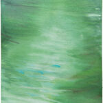 Kathrin Edwards, Wasserspiegelung 4, Aquarell auf Bamboo Sumi, 14 x 19 cm, 2025