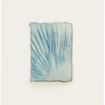 Kathrin Edwards, mini - fading memories (25) IV, Cyanotypie auf Kozo Washi, Unikat, 5 x 7 cm, 2025