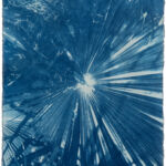 Kathrin Edwards, Summer Sun (25|I) III, Cyanotypie auf Kozo Washi, Auflage 5, 14 x 19 cm, 2025