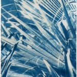 Kathrin Edwards, Summer Sun (25|I) VI, Cyanotypie auf Kozo Washi, Auflage 5, 14 x 19 cm, 2025