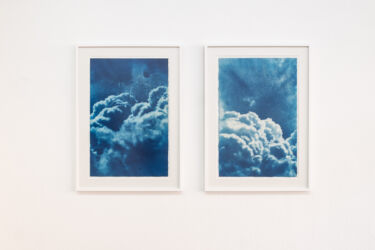 Ausstellungsansicht "Kathrin Edwards: blue memories and a light sky.", Julia Ritterskamp, Düsseldorf, 2025