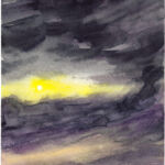 Kathrin Edwards, light moments (26) 5, Aquarell auf Aquarellpapier, 17 x 24 cm, 2026