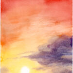 Kathrin Edwards, light moments (26) 10, Aquarell auf Aquarellpapier, 17 x 24 cm, 2026