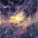 Kathrin Edwards, light moments (26) 3, Aquarell auf Aquarellpapier, 17 x 24 cm, 2026