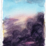 Kathrin Edwards, mini light scapes (26) 9, Aquarell auf Büttenpapier, Unikat, 11,6 x 8,5 cm, 2026