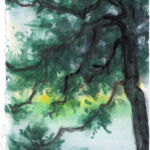 Kathrin Edwards, mini light scapes (26) 12, Aquarell auf Büttenpapier, Unikat, 11,6 x 8,5 cm, 2026