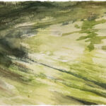 Wasserspiegelung - Oder 3, Aquarell auf Büttenpapier, 28 x 38 cm, 2026