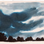 light scapes (26) I, Aquarell auf Büttenpapier, 11,6 x 17,1 cm, 2026