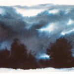 light scapes (26) II, Aquarell auf Büttenpapier, 11,6 x 17,1 cm, 2026