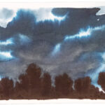 light scapes (26) III, Aquarell auf Büttenpapier, 11,6 x 17,1 cm, 2026