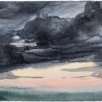light scapes (26) IV, Aquarell auf Büttenpapier, 11,6 x 17,1 cm, 2026