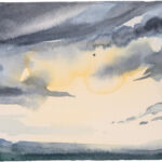 light scapes (26) V, Aquarell auf Büttenpapier, 11,6 x 17,1 cm, 2026